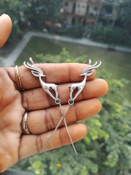 EAR CUFF STONE GREEN