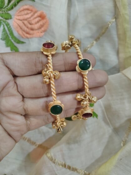 ADJUSTABLE GHUNGROO BANGLES -MULTI PAIR