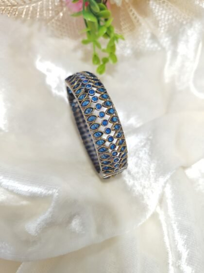 SCREW KADA  DUAL TONE BLUE STONE - SINGLE PIECE