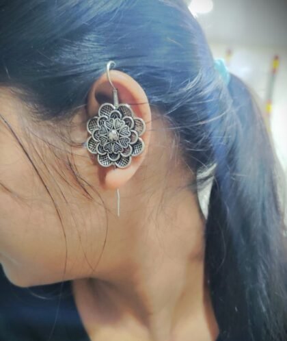 EAR PIN  SILVER -PAIR