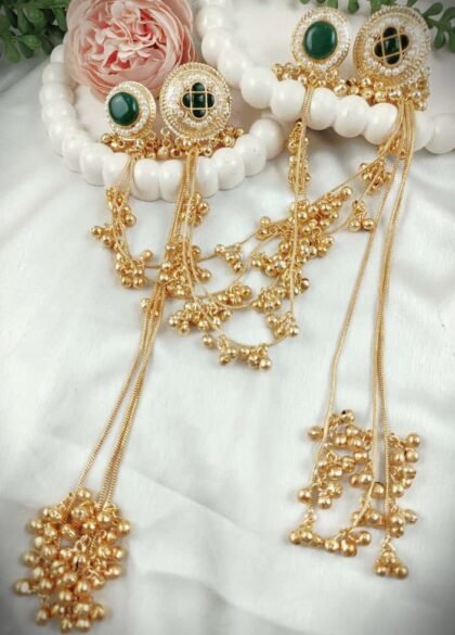 BEAUTIFUL KASHMIRI EARRING-GREEN