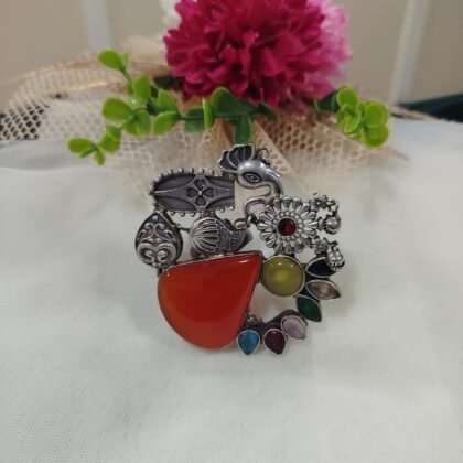 FUSION RING MONALISA STONE-ORANGE