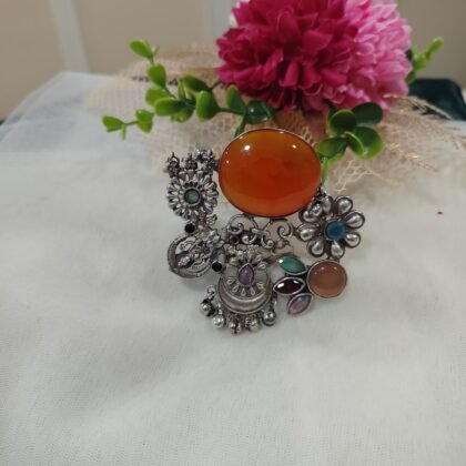 FUSION RING MONALISA STONE-ORANGE