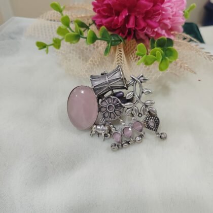 FUSION RING MONALISA STONE-PINK