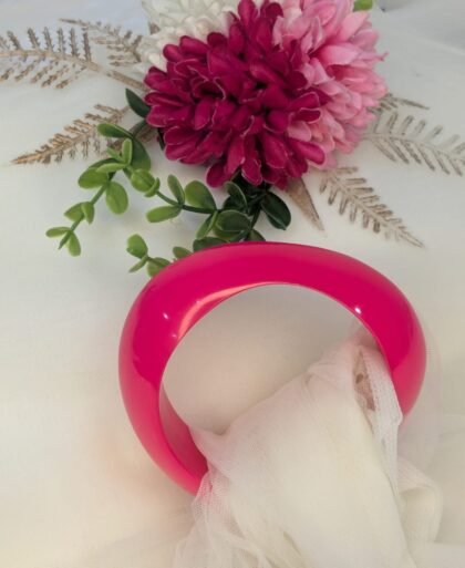 RESIN BANGLE (SIZE-2.6) PINK